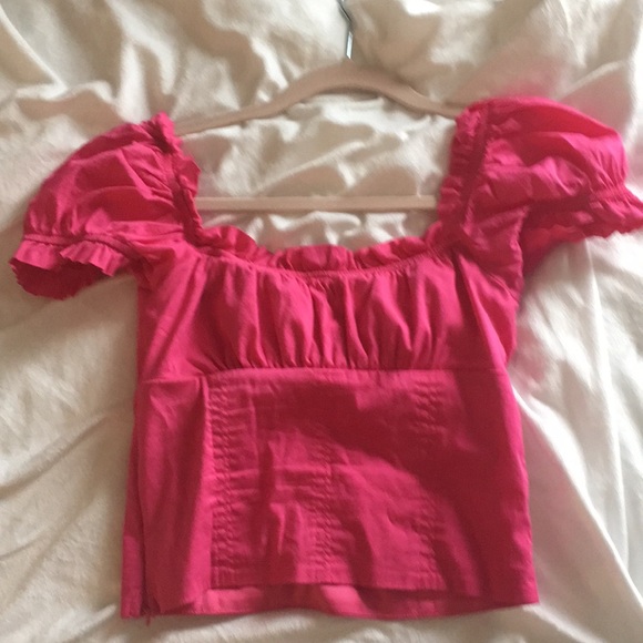 Pink ruffle top - Picture 6 of 7
